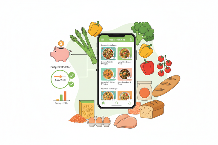 Vi finder måltider der matcher dit budget – automatisk