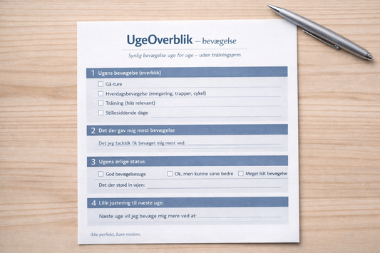 UgeOverblik – Bevægelse