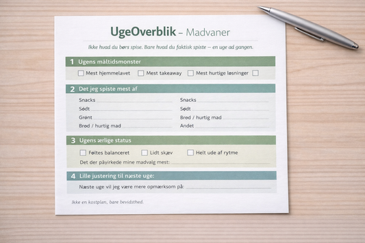 UgeOverblik – Madvaner (30 ark)